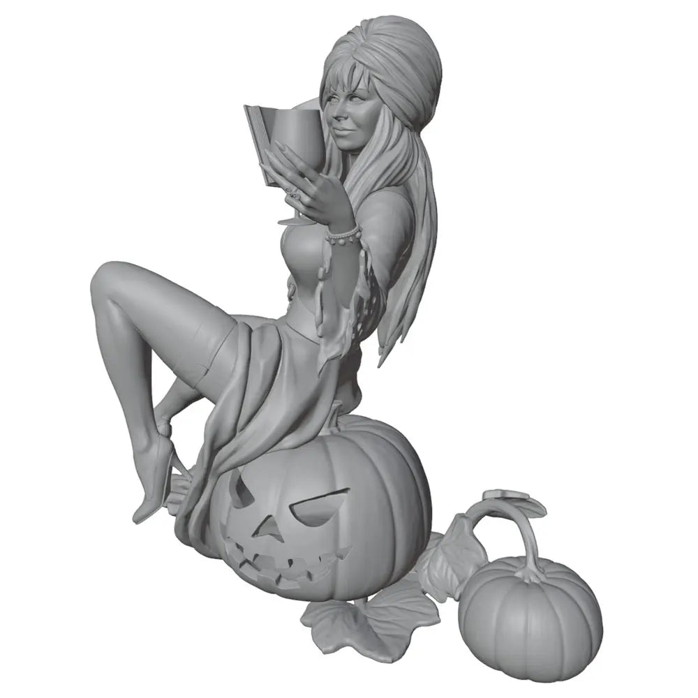 1/24 Halloween Witch, Resin Model Figure Kit, Fantasy Theme, Unassembled and Unpainted