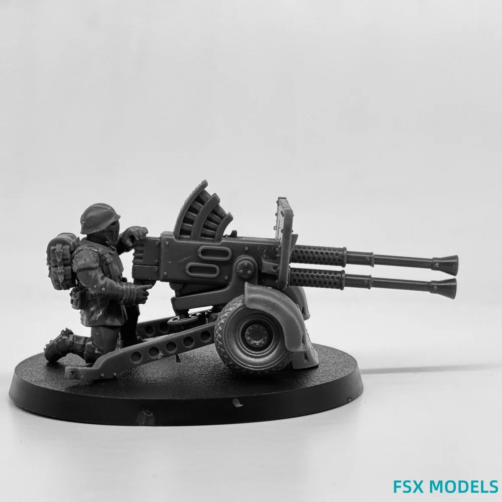 32mm Modern Free Guard Soldier, 6 Figures, Resin Model Figure Kit, Unassembled and Unpainted