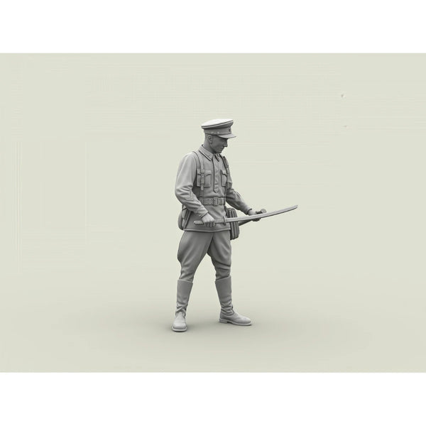 1/35 WWII Soviet Red Army Captain, Resin Model Figure Kit, Unassembled and Unpainted