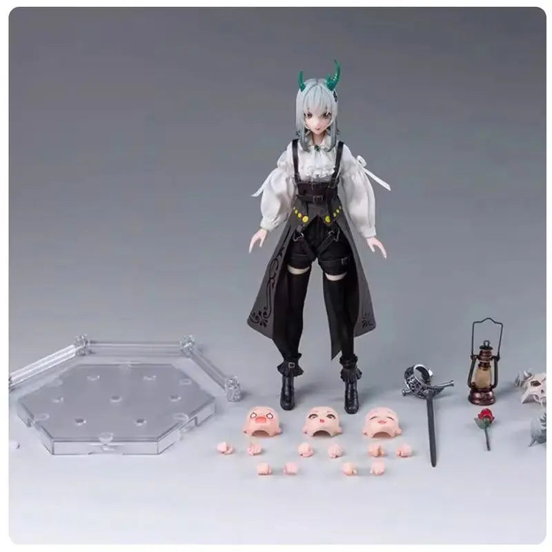 1/12 Dark Fantasy Demon Knight Gloria, Resin Model Figure Kit, Fantasy Theme, Unassembled and Unpainted