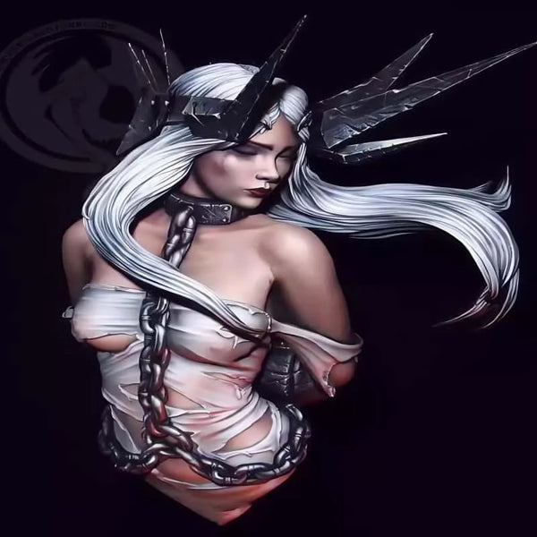 1/10 Dark Fantasy Fairy, Resin Model Bust Kit, Fantasy Theme, Unassembled and Unpainted