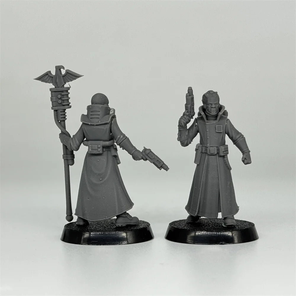 Dark Fantasy Cultists & Sorcerers, 10 Figures, Resin Model Figure Kit, Fantasy Theme, Unassembled and Unpainted