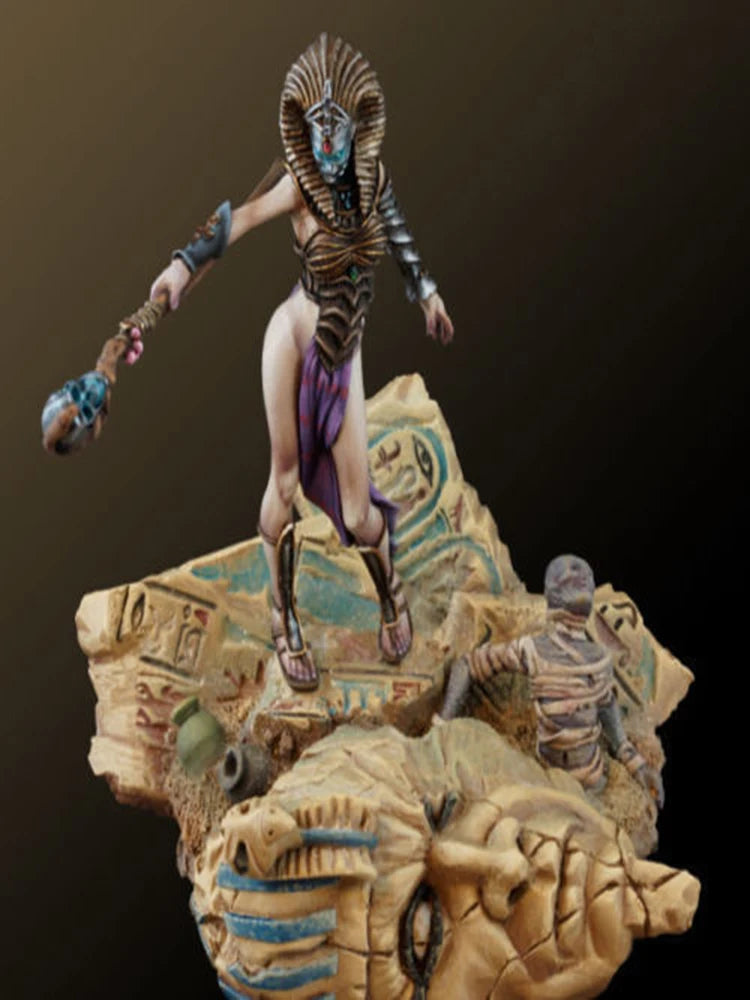 1/32 Ancient Fantasy Mummy Queen, Resin Model Figure Kit, Unassembled and Unpainted