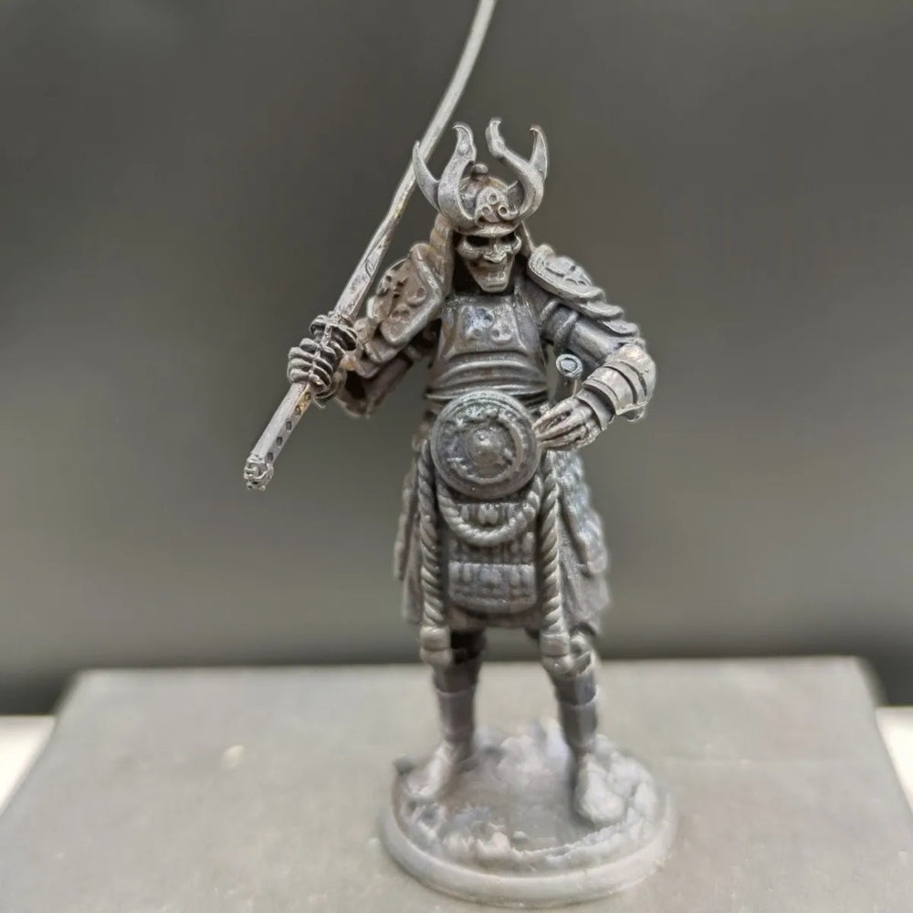 60mm Medieval Ghost Warrior, Resin Model Figure Kit, Fantasy Theme, Unassembled and Unpainted