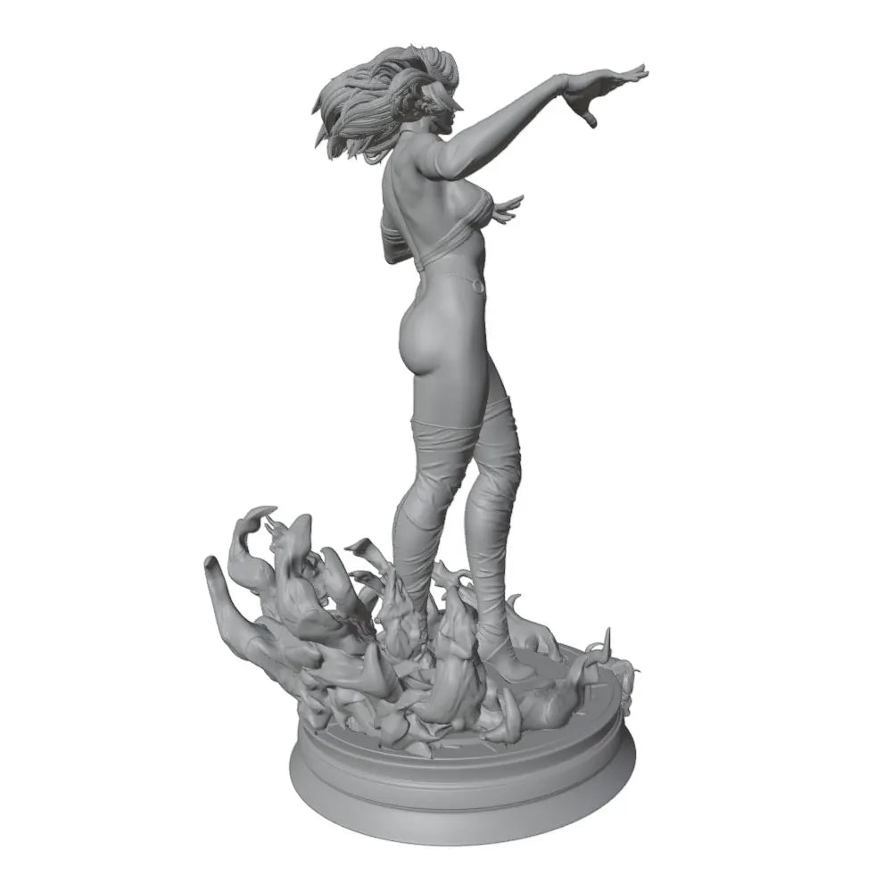 1/24 1/24 Anime Warrior, Resin Model Figure Kit, Anime Theme, Unassembled and Unpainted