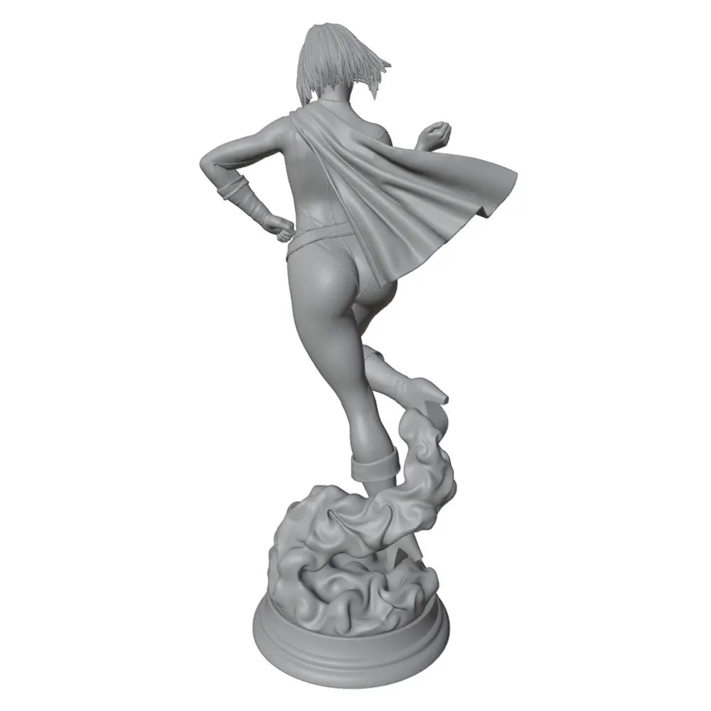 1/24 Female Warrior with Swept Cape and Sword, Resin Model Figure Kit, Fantasy Theme, Unassembled and Unpainted