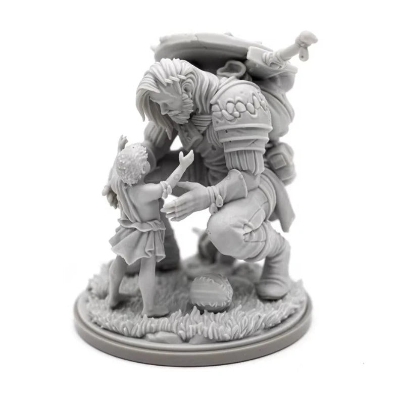 38mm Chief Guard, Resin Model Figure Kit, Fantasy Theme, Unassembled and Unpainted