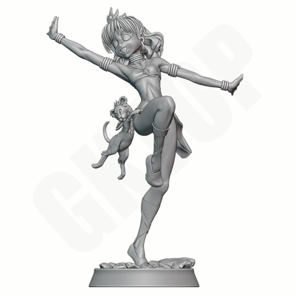 1/24 Exotic Princess Dancer, Resin Model Figure Kit, Unassembled and Unpainted