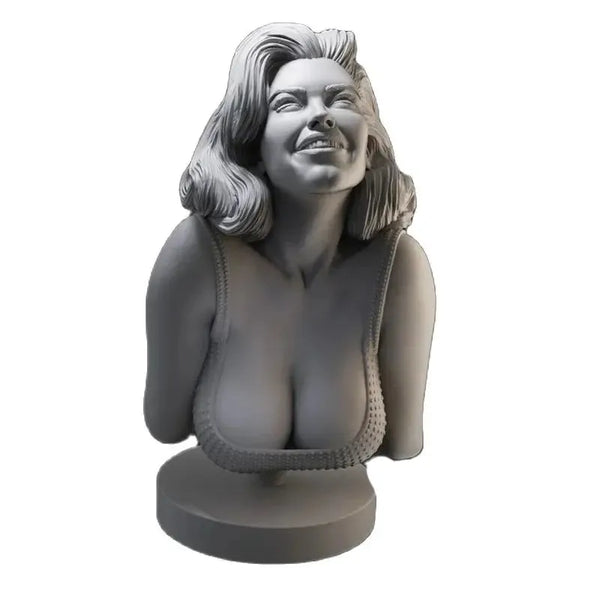 1/10 Golden Hair Beauty, Resin Model Bust Kit, Unassembled and Unpainted
