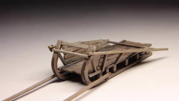 1/35 Winter Sledge, Resin Model Accessory Kit, Historical Theme, Unpainted