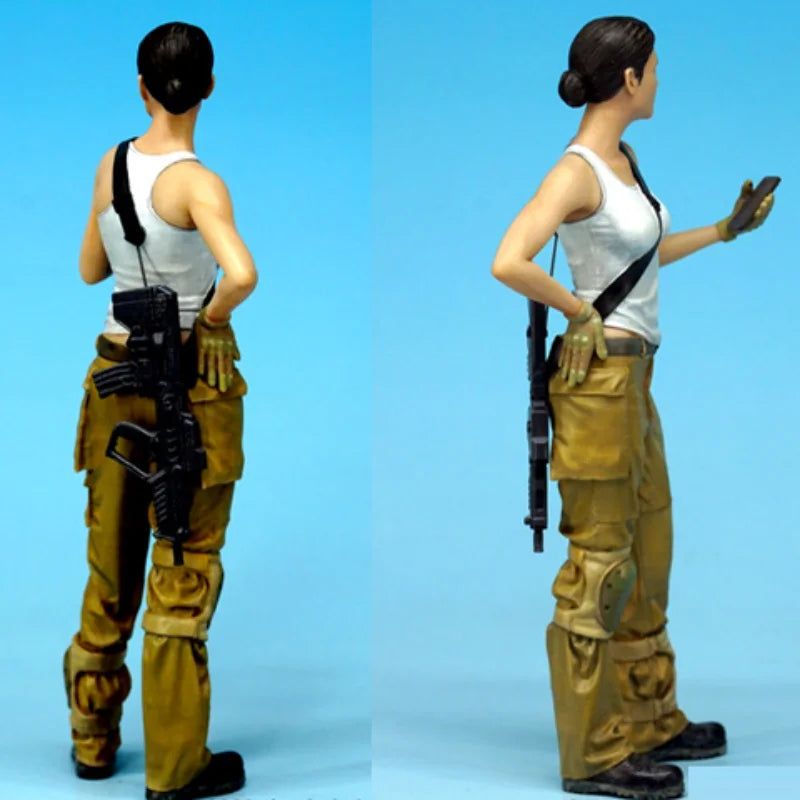1/35 Modern Israeli Soldier in Combat Ready Stance, Resin Model Figure Kit, Unassembled and Unpainted