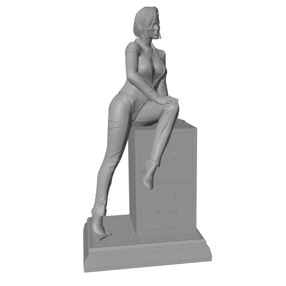 1/24 Modern Businesswoman Pin-up, Resin Model Figure Kit, Unassembled and Unpainted