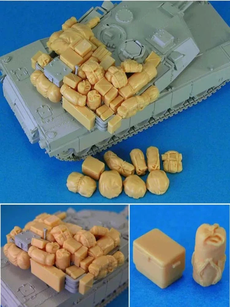 1/72 Modern M1 Abrams Main Battle Tank, Resin Model Vehicle Kit, Unassembled and Unpainted