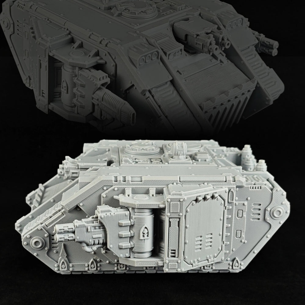 28mm Battle Tank, Resin Model Vehicle Kit, Sci-Fi Theme, Unassembled and Unpainted