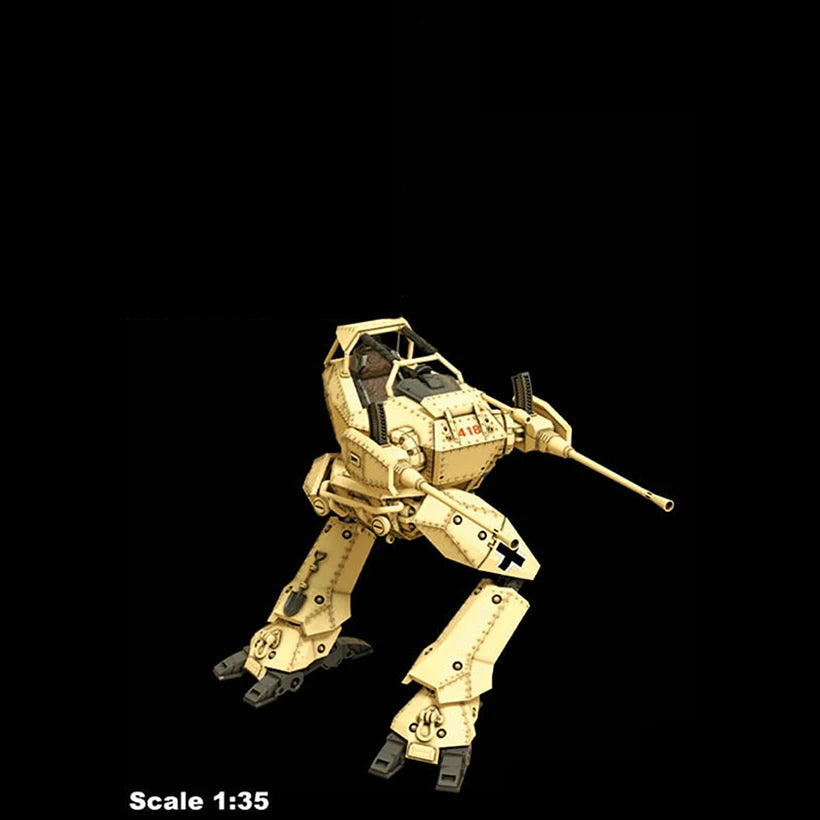 1/35 Modern Mecha Soldier, Resin Model Figure Kit, Unassembled and Unpainted