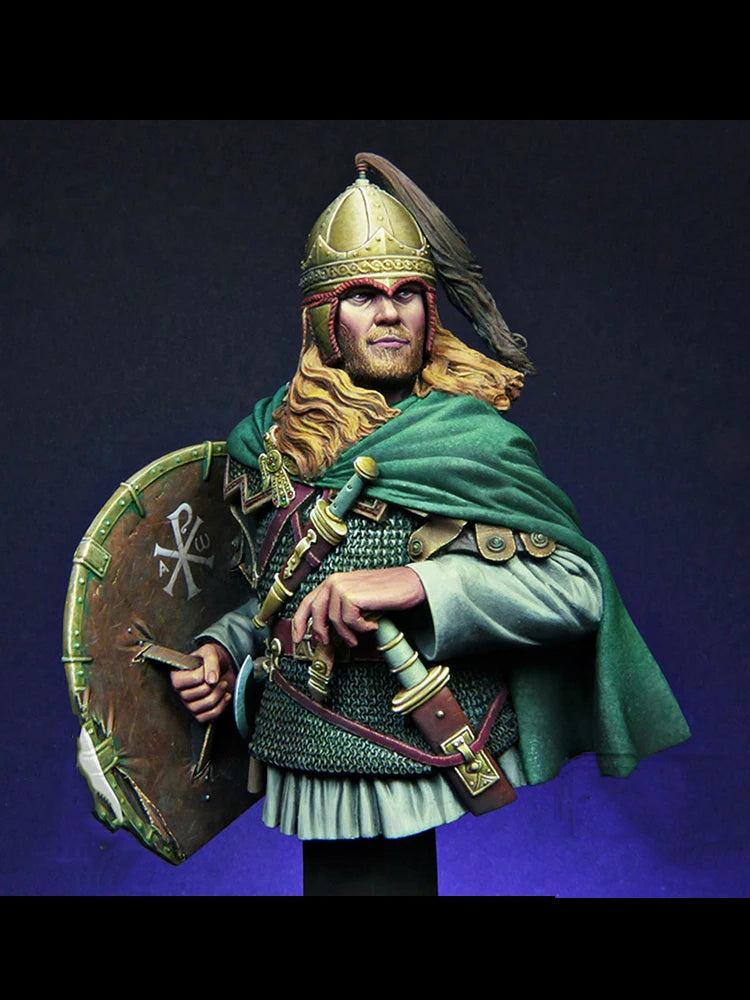 1/10 Ancient Visigoth Centurion, Resin Model Bust Kit, Unassembled and Unpainted