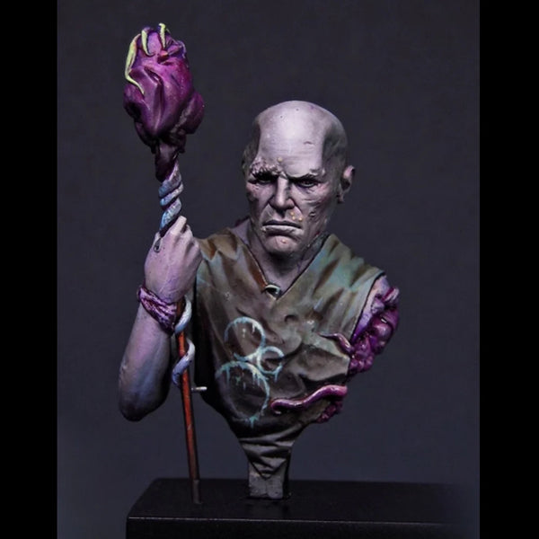 1/16 Dark Herald Sorcerer, Resin Model Bust Kit, Fantasy Theme, Unassembled and Unpainted