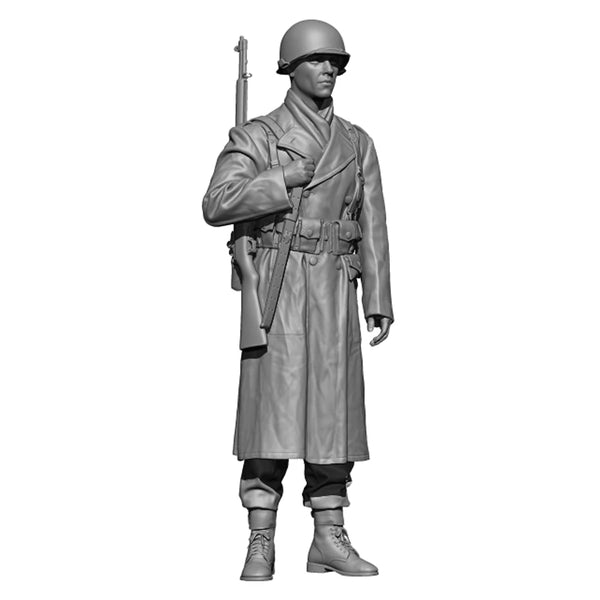1/35 WWII US Rifleman, Resin Model Figure Kit, Unassembled and Unpainted