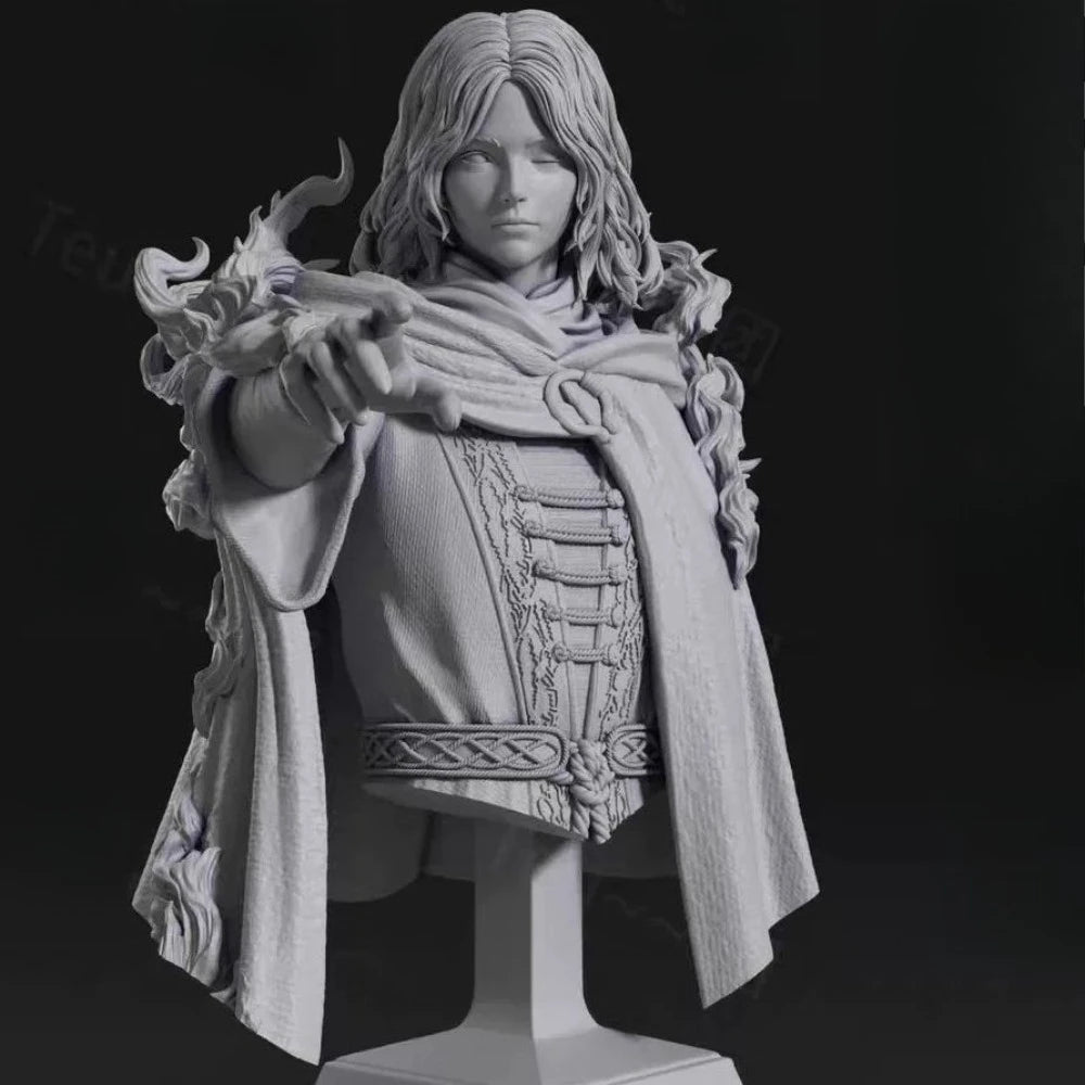 Fire Witch, Resin Model Figure Kit, Fantasy Theme, Unassembled and Unpainted