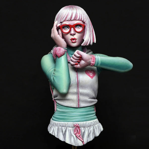 1/12 Rabbit Girl, Resin Model Bust Kit, Anime Theme, Unassembled and Unpainted