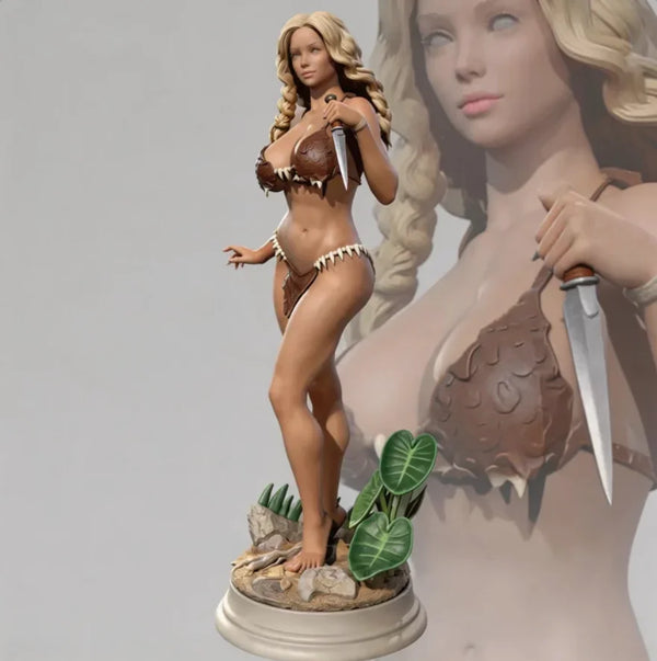 50mm Fantasy Pinup, Resin Model Figure Kit, Unassembled and Unpainted