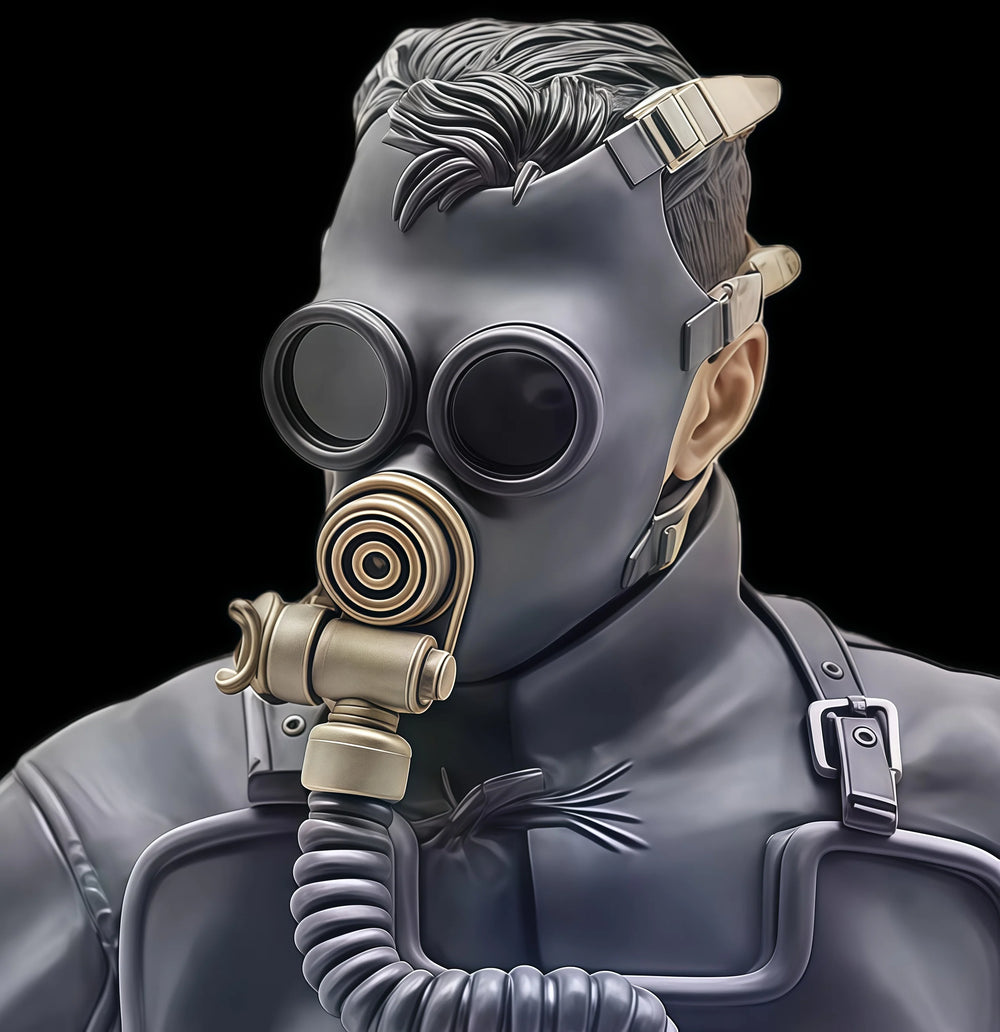 1/10 Submersible Operator, Resin Model Bust Kit, Sci-Fi Theme, Unassembled and Unpainted