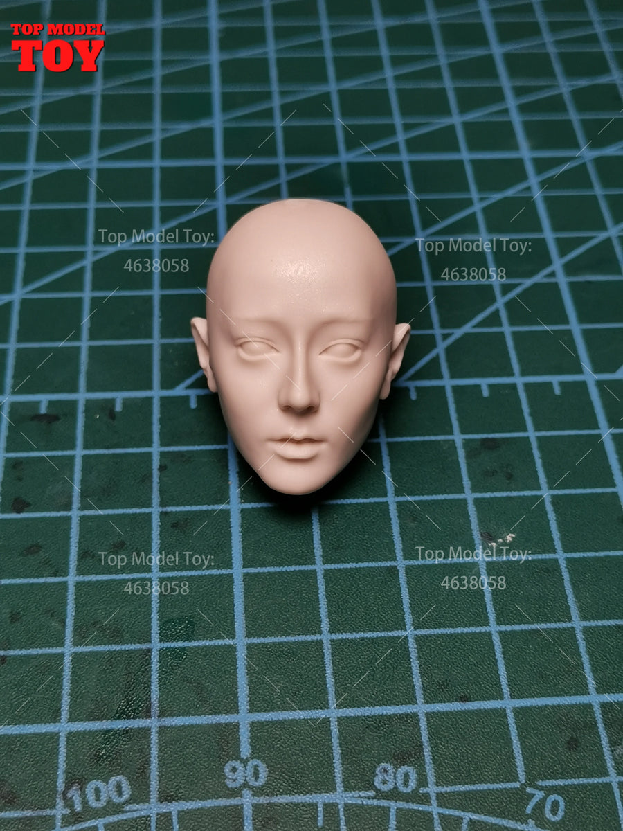 1/6 Scale Unpainted Tony Leung Chiu Wai Head Sculpt Carving Korea China Star Model for 12'' Soldier Action Figure Body Dolls