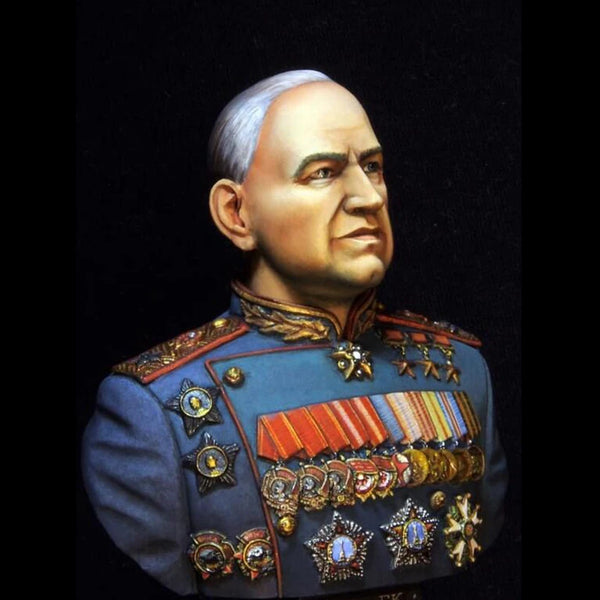 1/10 Cold War Soviet Officer, Resin Model Bust Kit, Unassembled and Unpainted