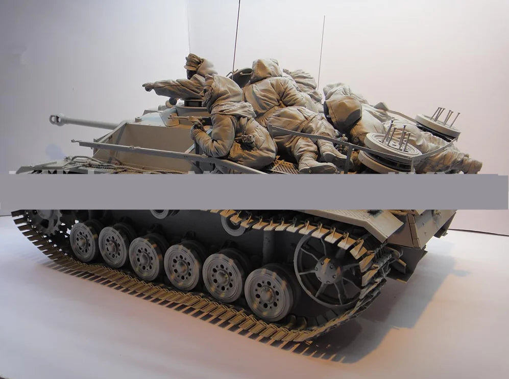 1/16 WWII Military, 7 Figures, Resin Model Figure Kit, Unassembled and Unpainted