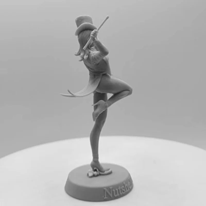 1/24 Pin-up Magic Girl Steampunk, Resin Model Figure Kit, Unassembled and Unpainted