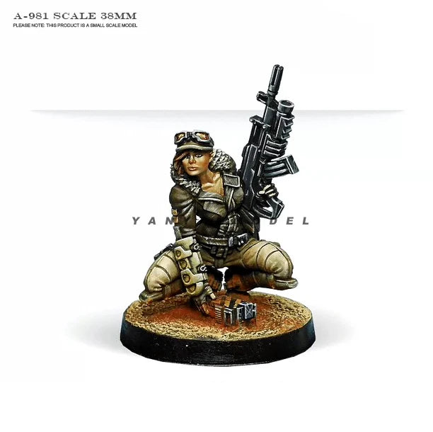 38mm Modern Soldier, Resin Model Figure Kit, Unassembled and Unpainted