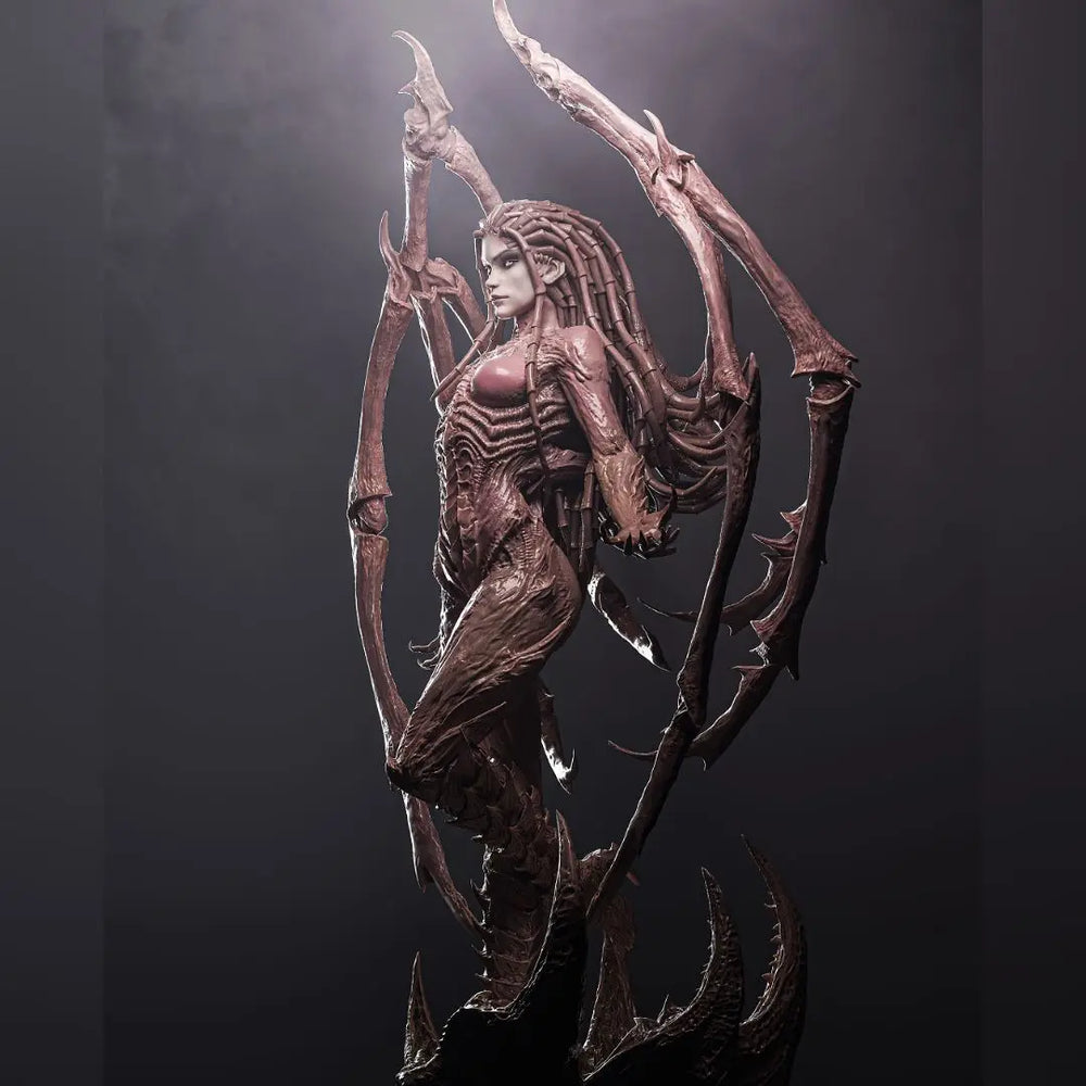 150mm Queen of Blades, Resin Model Figure Kit, Fantasy Theme, Unassembled and Unpainted