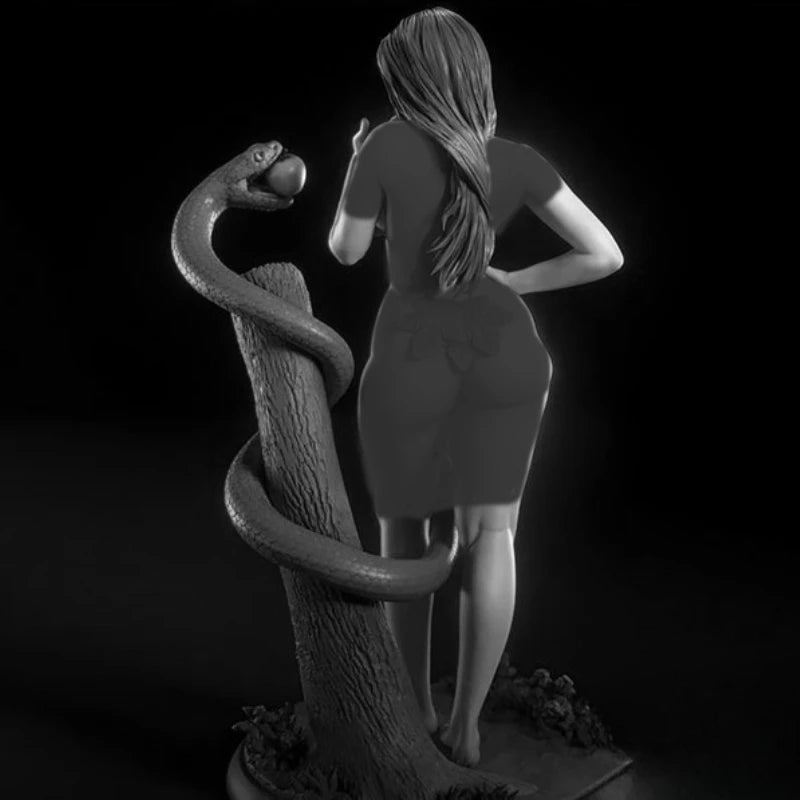 1/24 Woman with Serpent, Resin Model Figure Kit, Fantasy Theme, Unassembled and Unpainted