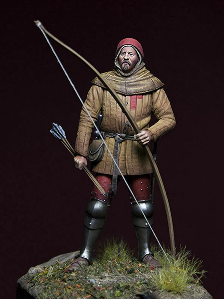 1/24 Ancient Archer, Resin Model Figure Kit, Unassembled and Unpainted