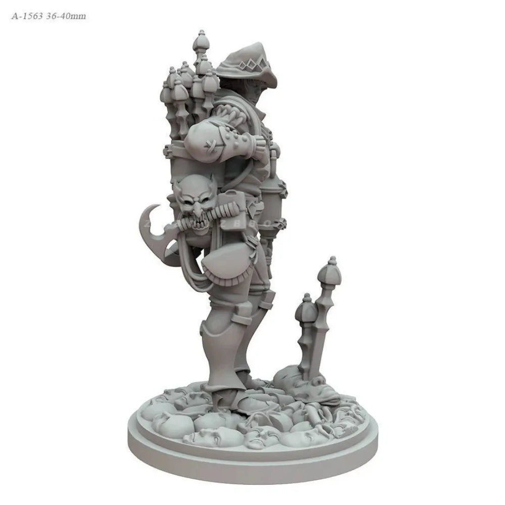 38mm Alchemist Warrior, Resin Model Figure Kit, Fantasy Theme, Unassembled and Unpainted