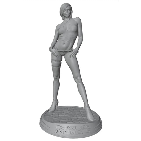 75mm Confident Woman in Wide Stance, Resin Model Figure Kit, Historical Theme, Unassembled and Unpainted