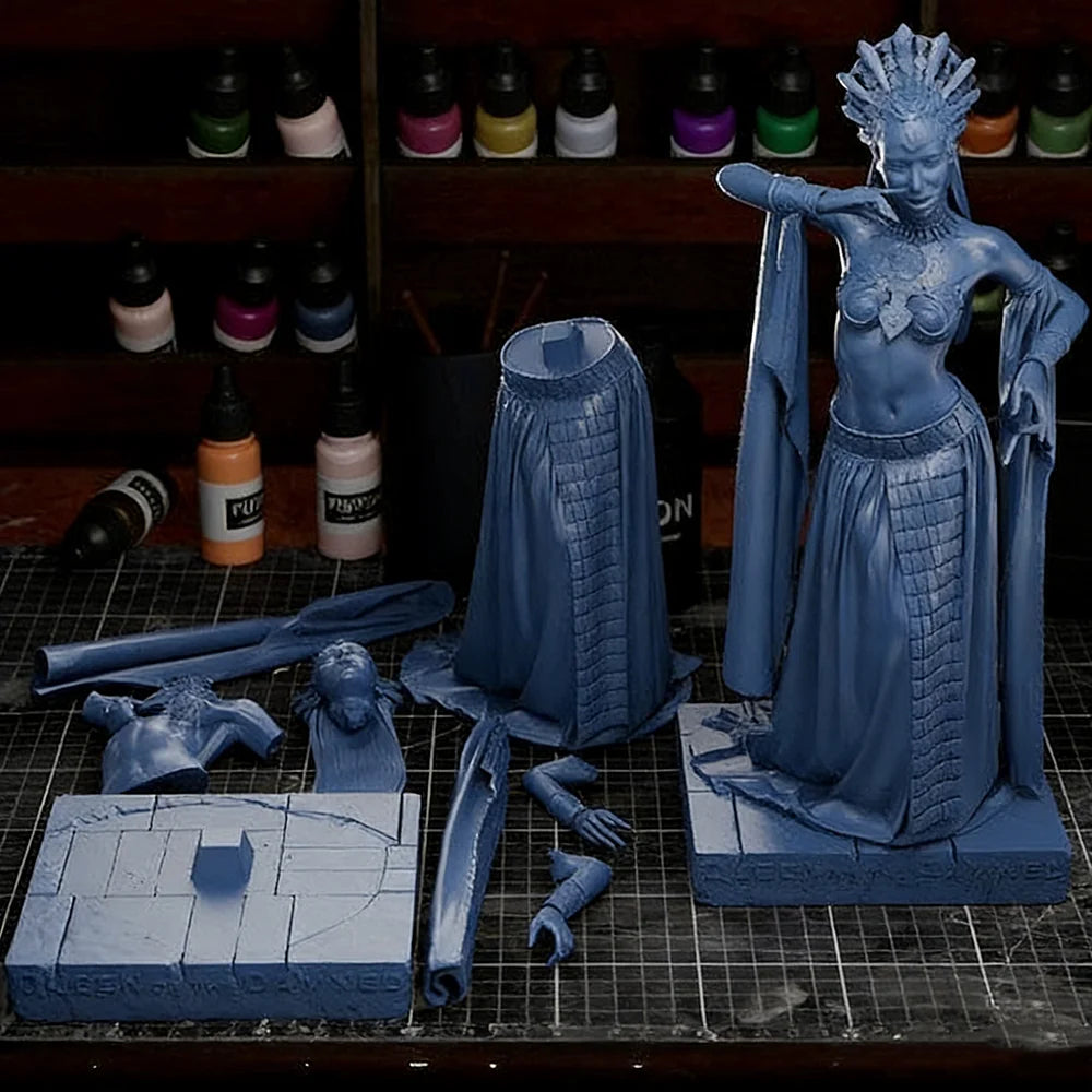 230mm Queen Akasha, Resin Model Bust Kit, Fantasy Theme, Unassembled and Unpainted