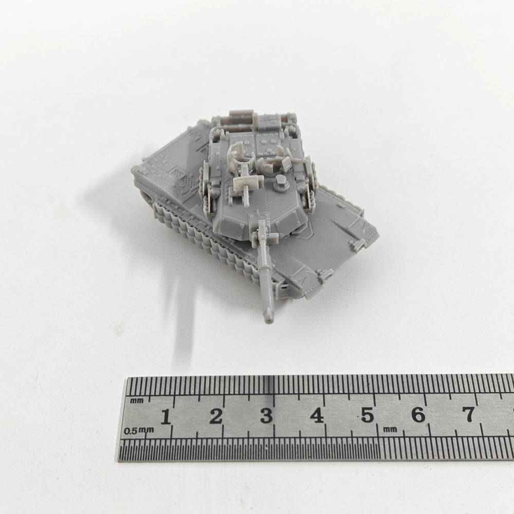 1/144 Modern US Modern M1A2 Tusk II, Resin Model Vehicle Kit, Unassembled and Unpainted