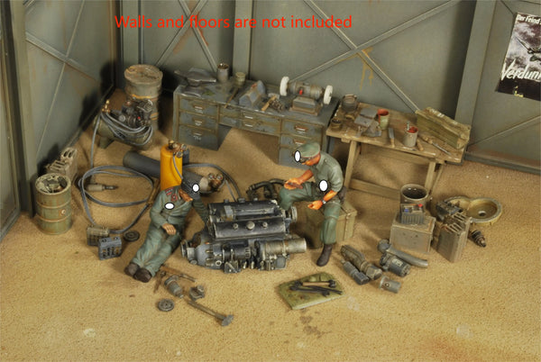 1/35 Modern Tactical Soldier with Rifle and Gear, Resin Model Figure Kit, Military Theme, Unassembled and Unpainted
