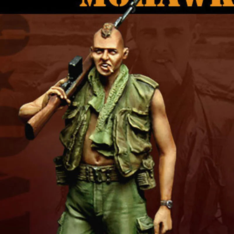 1/35 Vietnam War Southeast Asian Soldier, Resin Model Figure Kit, Unassembled and Unpainted
