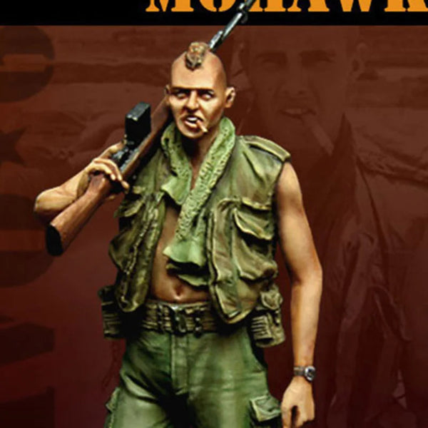 1/35 Vietnam War Southeast Asian Soldier, Resin Model Figure Kit, Unassembled and Unpainted