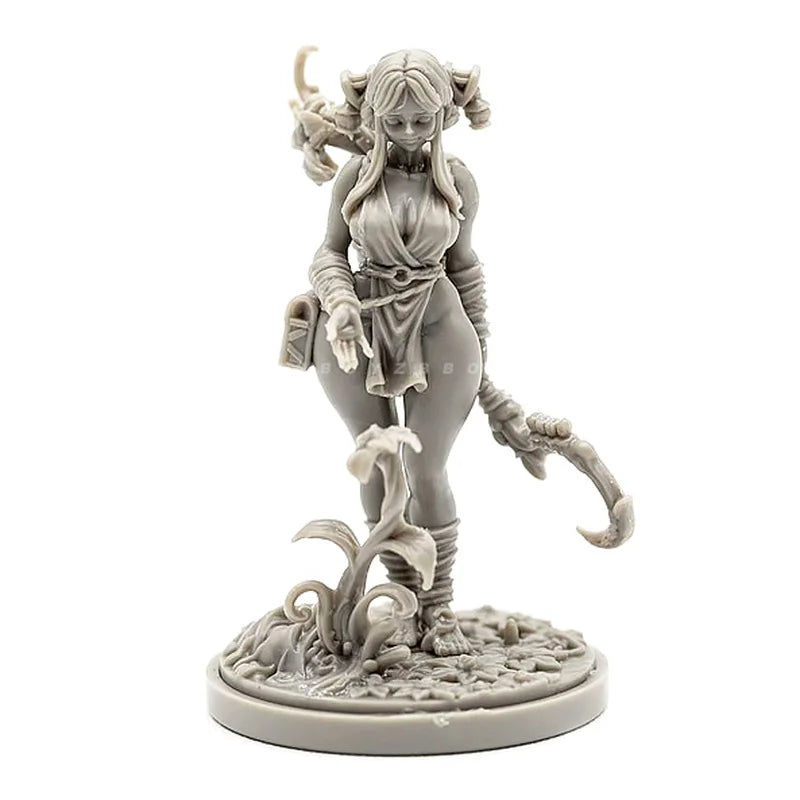38mm Soldier Girl, Resin Model Figure Kit, Anime Theme, Unassembled and Unpainted