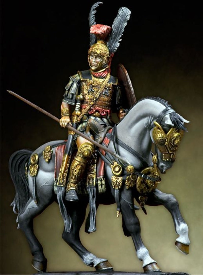 75mm Ancient Chinese General, Resin Model Figure Kit, Unassembled and Unpainted