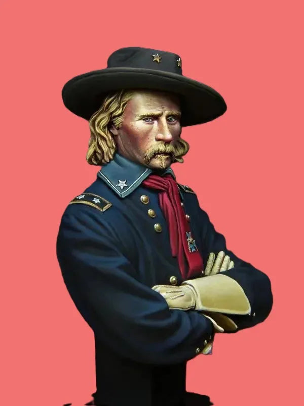 1/12 Napoleonic Cavalry Officer, Resin Model Bust Kit, Unassembled and Unpainted
