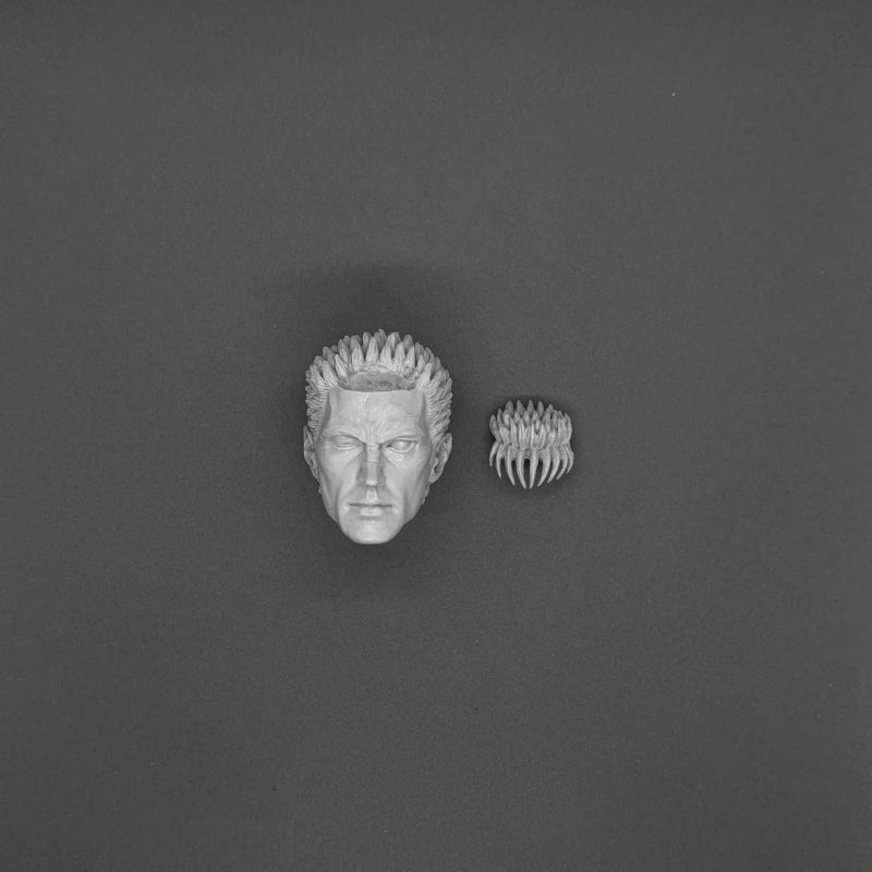 1/6 Film Character Head Sculptures, Resin Model Bust Kit, Historical Theme, Unassembled and Unpainted