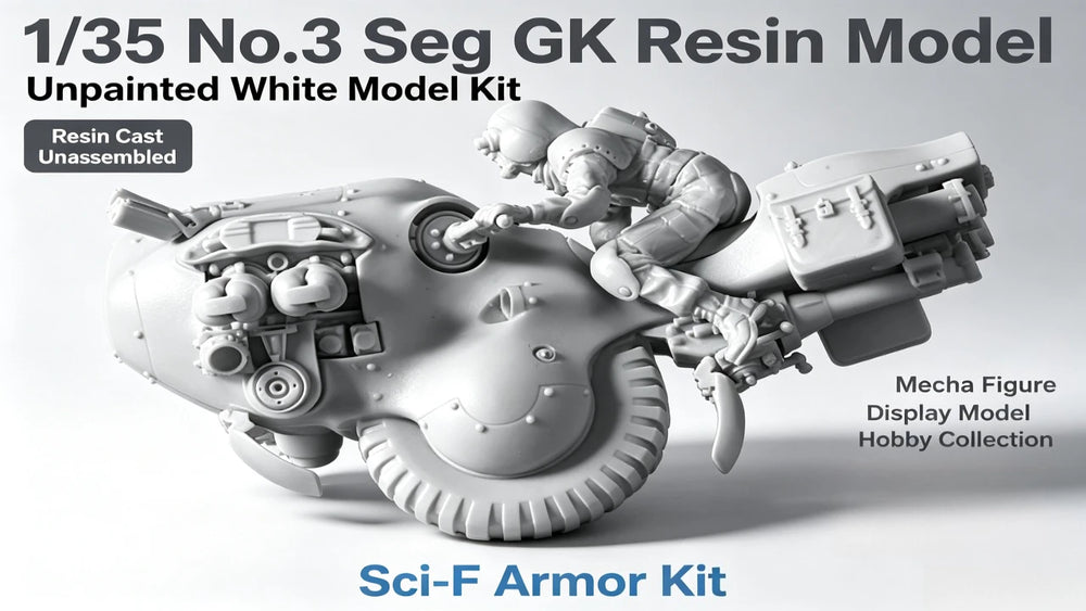 1/35 Armored Mecha, Resin Model Figure Kit, Sci-Fi Theme, Unassembled and Unpainted