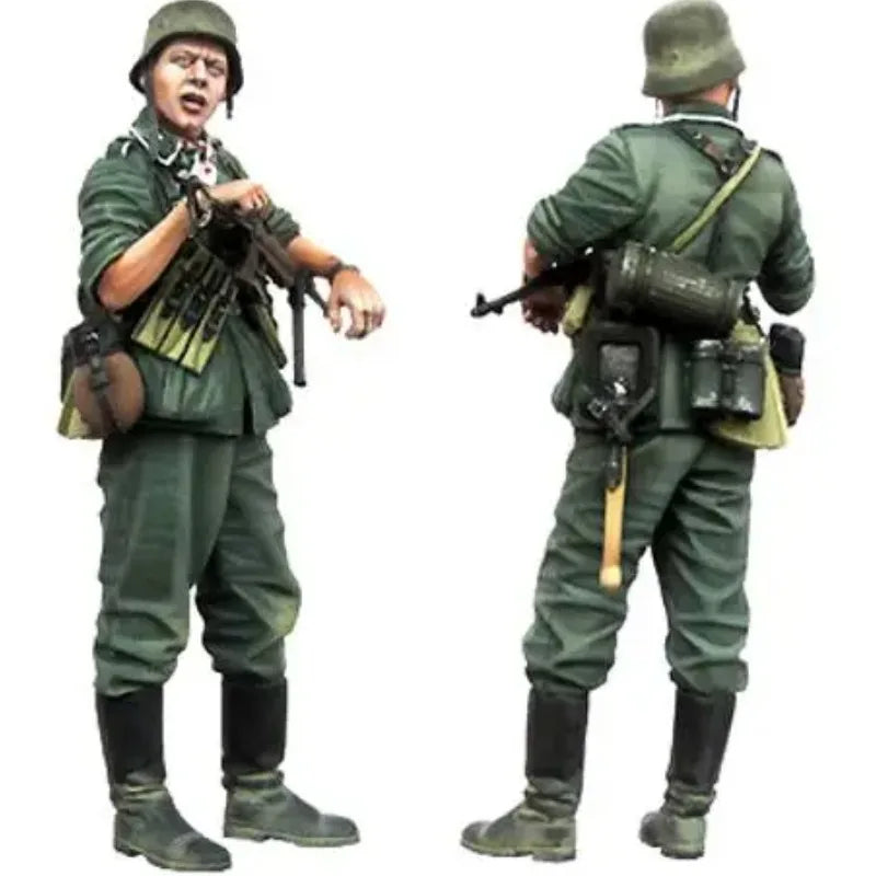 1/35 WWI German Infantryman, Resin Model Figure Kit, Unassembled and Unpainted
