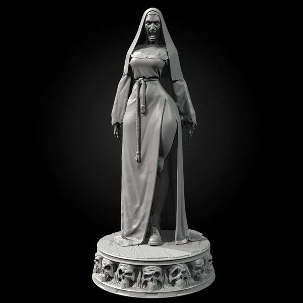 38mm Religious Nun or Saint, Resin Model Figure Kit, Mythology Theme, Unassembled and Unpainted