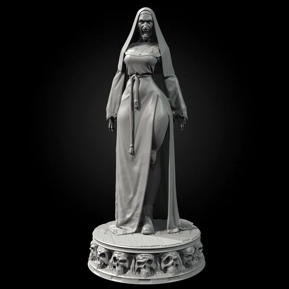 38mm Religious Nun or Saint, Resin Model Figure Kit, Mythology Theme, Unassembled and Unpainted