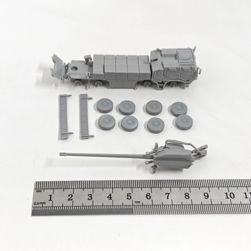 1/144 Modern 155mm CAESAR Self-Propelled Howitzer, Resin Model Vehicle Kit, Unassembled and Unpainted